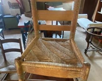 Woven Rush Chair