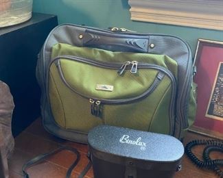Binoculars and Travel Bag