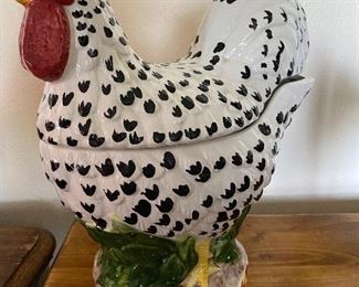 chicken cookie jar  