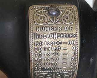 White sewing machine antique 