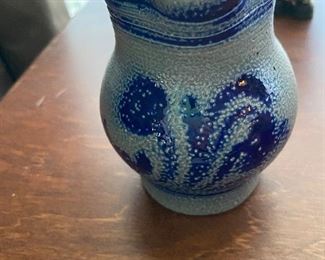 Blue white stoneware 
