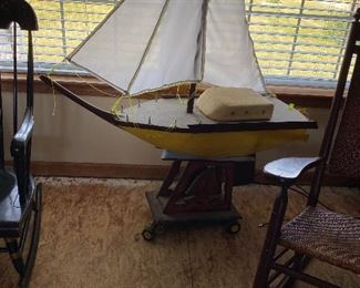 HUGE POND YACHT THAT ACTUALLY FLOATS 