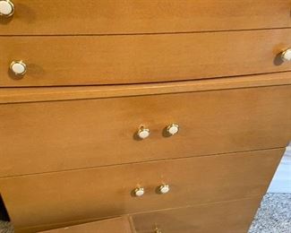 Retro Vintage Mod Mid century Cheat of Drawers Dresser 