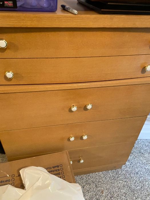 Retro Vintage Mod Mid century Cheat of Drawers Dresser 