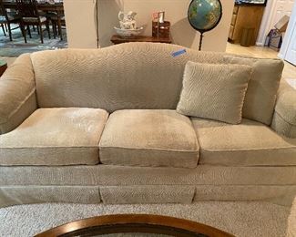 VERY NICE 88" CREAMY TAUPE SOFA IN GREAT CONDITION/NON SMOKING HOME 