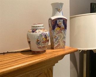 ORIENTAL STYLE VASES 