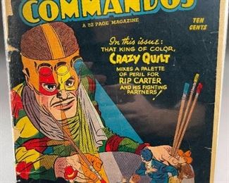 Boy Commandos Comic #33 DC Comics 1949 Golden Age 10 Cents 52 Pages Charles Biro Rocketeers