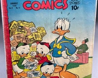 Walt Disneys Comics and Stories #139 Dell 1952 Golden Age Donald Duck Carl Barks Mickey Mouse