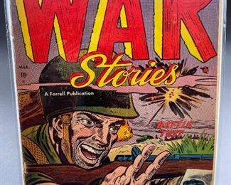 War Stories Comic #4 Ajax-Farrell 1953 Golden Age War Comic 10 Cents Violent Pre-Code Comic Scarce