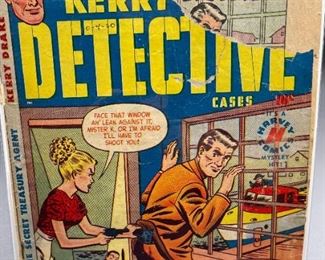 Kerry Drake Detective Comic #20 Harvey Comics 1950 Golden Age Mystery Comic 10 Cents Kitty Carson