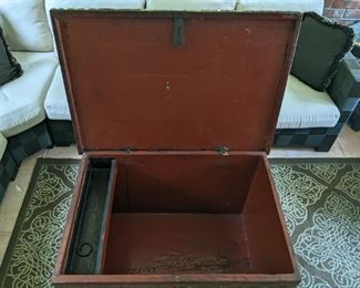 Thai trunk when open.