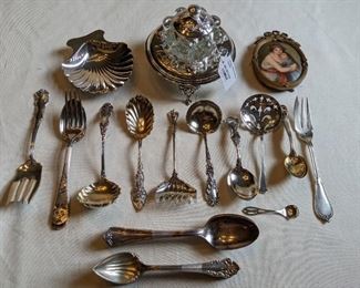 There's even an Israeli sterling silver inkwell in the mix.