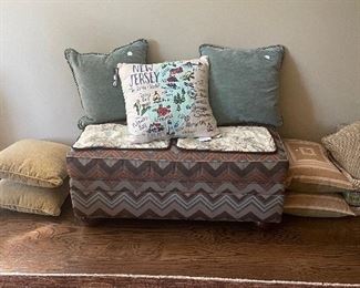 Pillows $10 Otoman $50