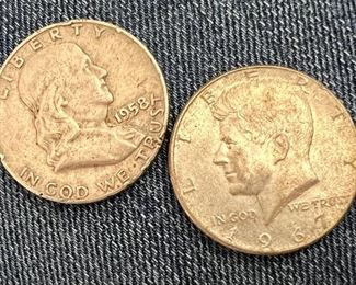 Item 14:  (2) Half Dollar Coins:  $20 