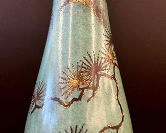 Item 28:  Art Deco Copper & Enamel Vase by Paul Haustein for Ikora, Germany - 9": $225