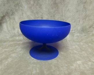 italy blue satin compote