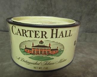 carter hall tobacco tin