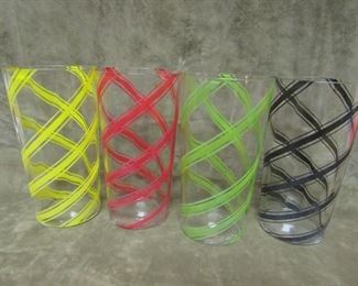 vintage glass tumblers