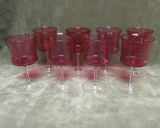 cranberry small cocktail stems