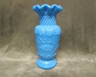 PV france blue glass vase