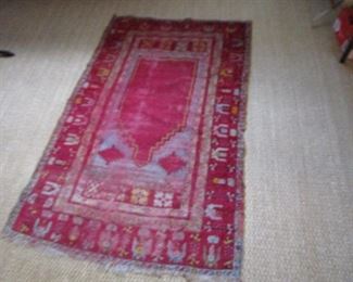 Antique Persian carpet (prayer rug)