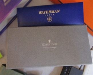 Waterman and Waterford pens
