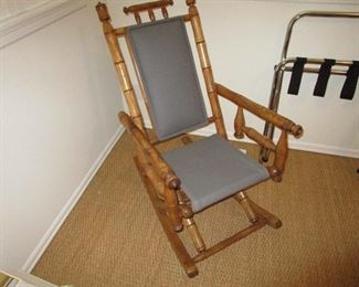 Antique bamboo chair