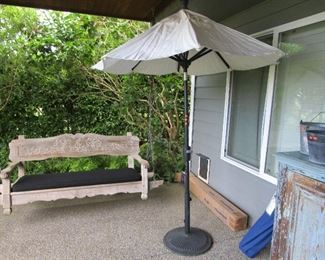 Hanging outdoor swing