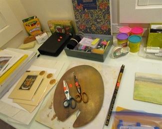Art supplies.