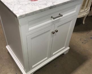 White marble top vanity.   For Sale Orlando