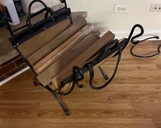 Wrought-iron log sling