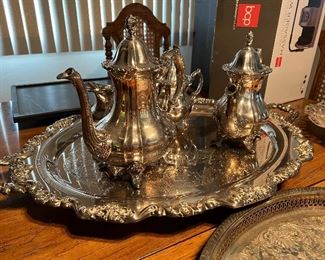 Towle Silver Plated Coffee and Tea Set