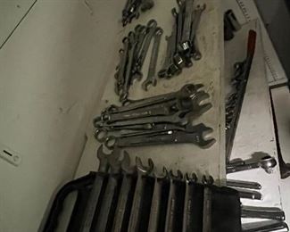 Several wrenches