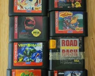 Road Rash, OOZ, Mortal Combat, Vectorman, Rumble