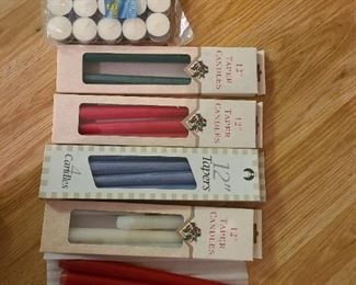Wax, Tapers, T lites, tealights 