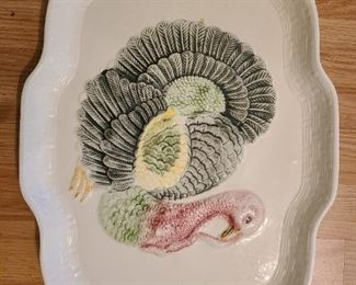 Turkey platter, Ceramic