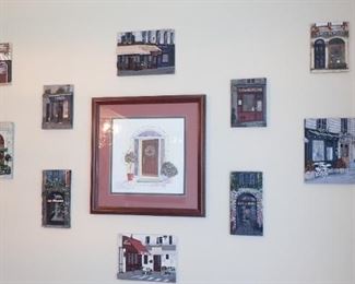 WALL PLAQUES EUROPE STREET FRONTS