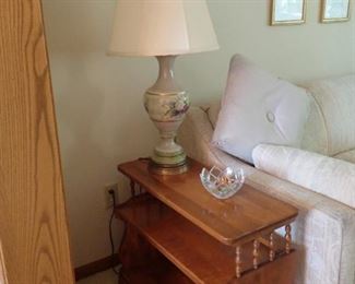 BOOKCASE END TABLE CHERRY