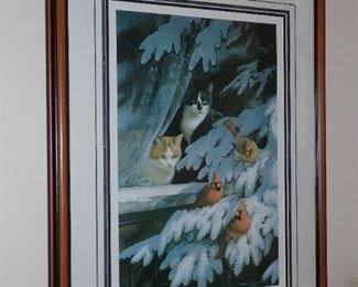 CATS & BIRDS WALL ART