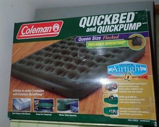 NEW COLEMAN QUICKBED & PUMP