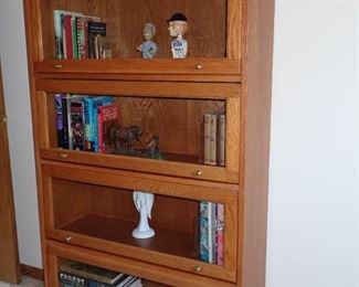 OAK LAWYER BARRISTER BOOKCASE