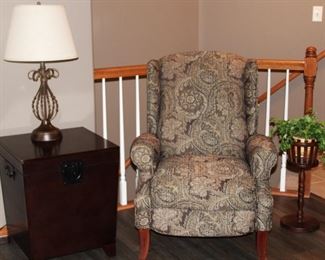 Chest end tables with lots of storage space.