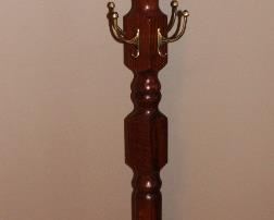 Solid wood hall tree.