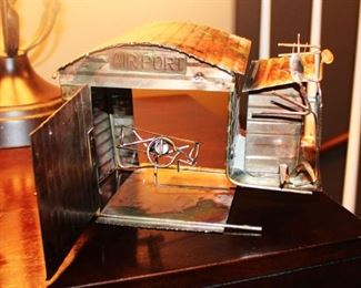 Metal Airport Music Box