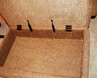 Ottoman with lots of storage space