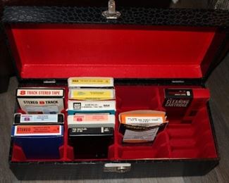 Eight track tapes (cool vinyl case sold separately)