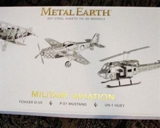 Metal Earth Military Aviation models.