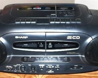 Sharp stereo boom box