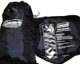 Coleman Twin Quick Bed and Queen Air Mattress