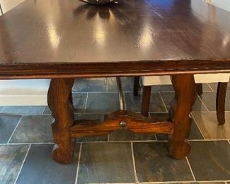 Kitchen table. Solid wood. Great country table. 450 Cheers priced separately due to condition. This would be a great table for a bench and chairs
